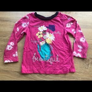 Pink long sleeve top